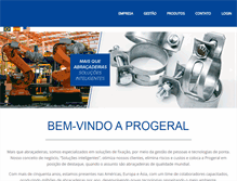 Tablet Screenshot of progeral.com.br